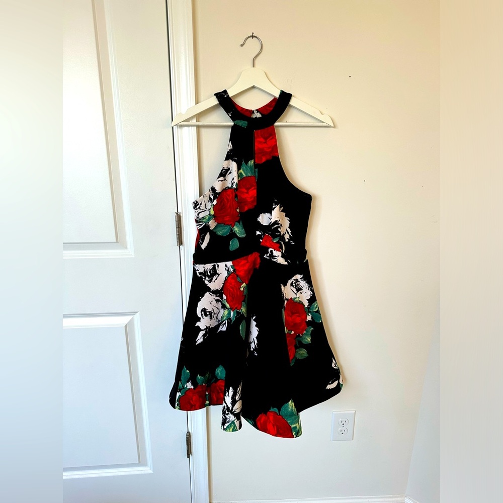 Windsor Rose Fit & Flare Cocktail Dress 🌹